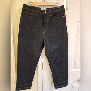 Zara Man Mens Tapered Relaxed Straight Dark Wash Jeans NWOT 31